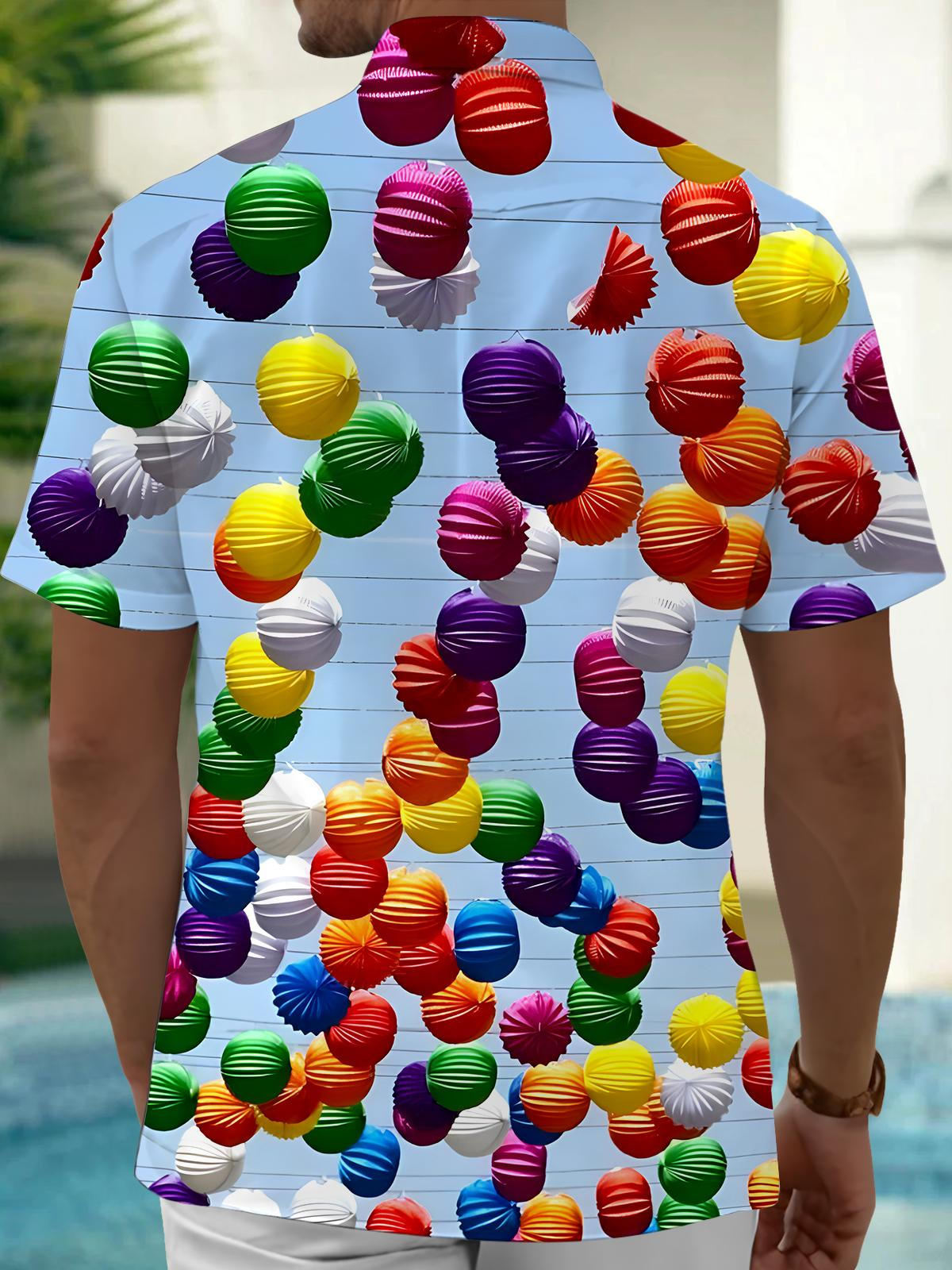 Lantern Men's Pocket Short Sleeve Shirts