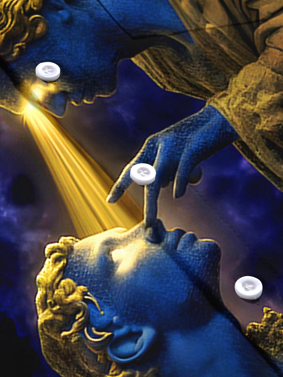 Sculpture Men's Pocket Short Sleeve Shirts