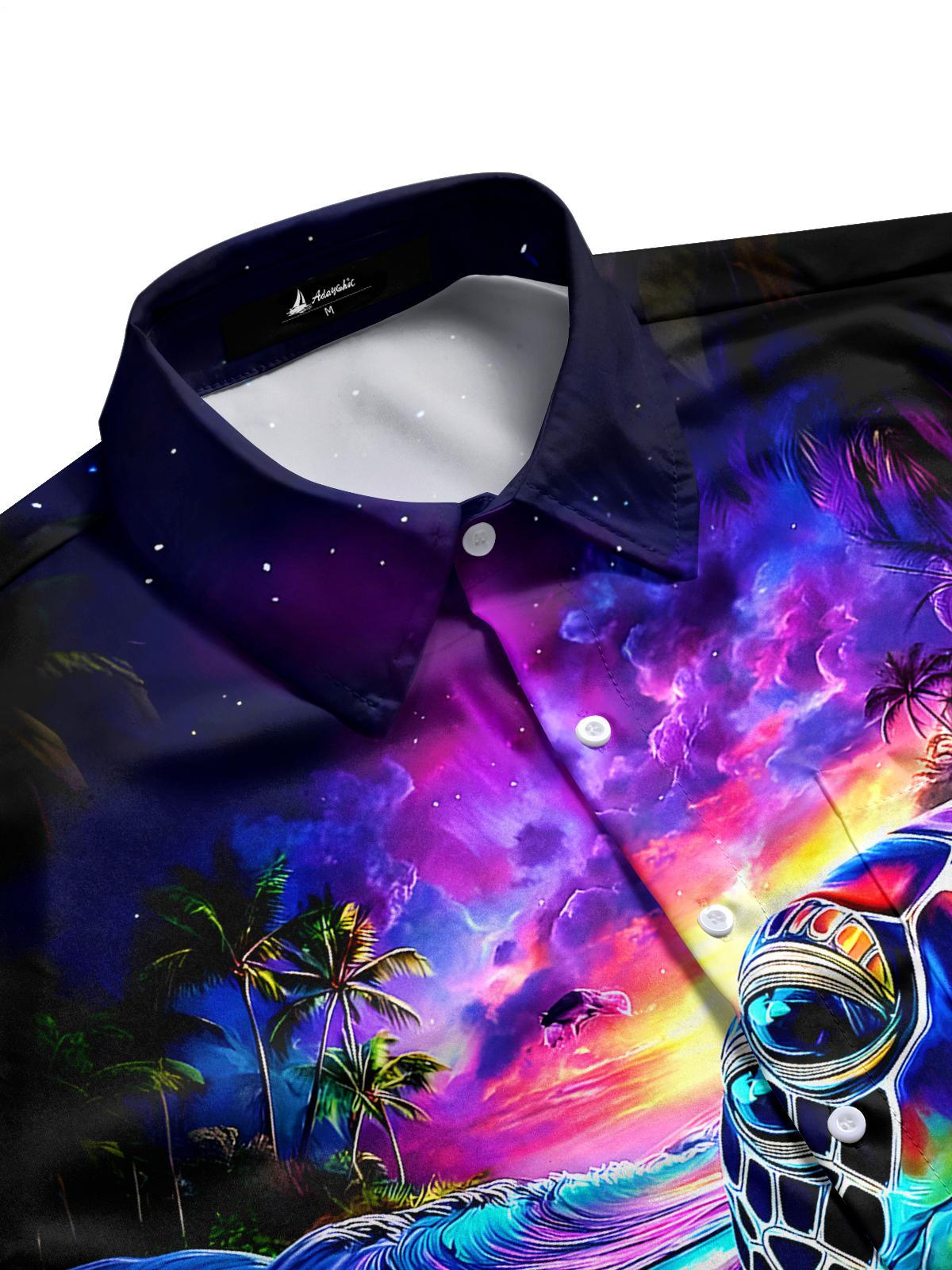 Hawaiian Turtle Men's Pocket Short Sleeve Shirts