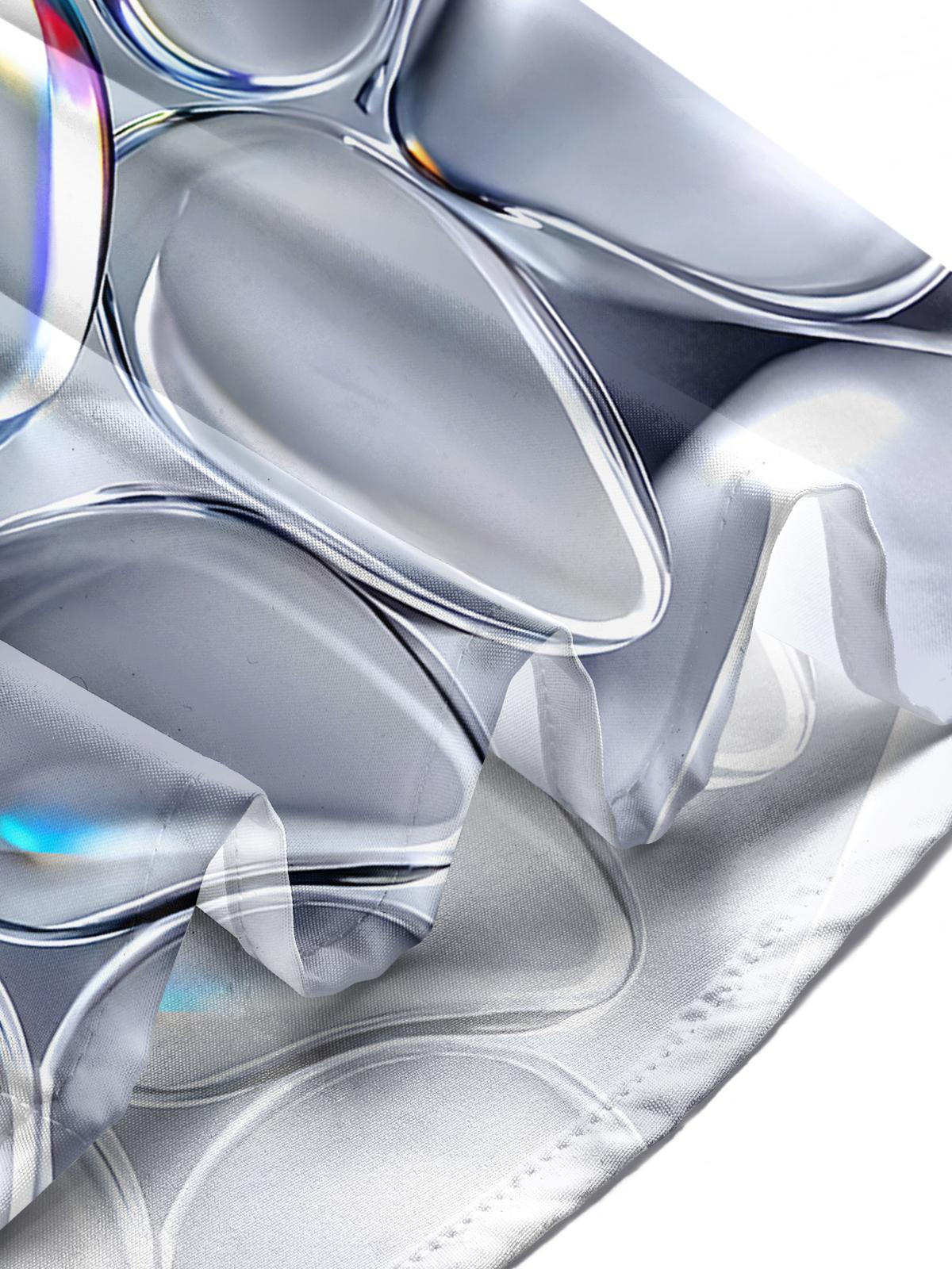 Water Drop Men's Pocket Short Sleeve Shirts