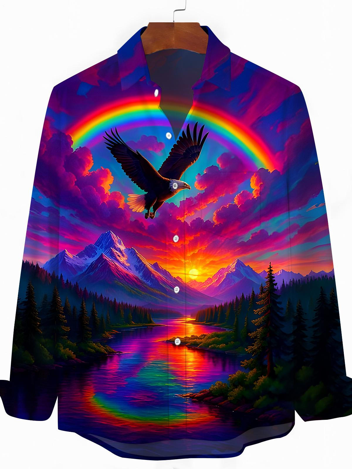 Eagle Men's Pocket Long Sleeve Shirts