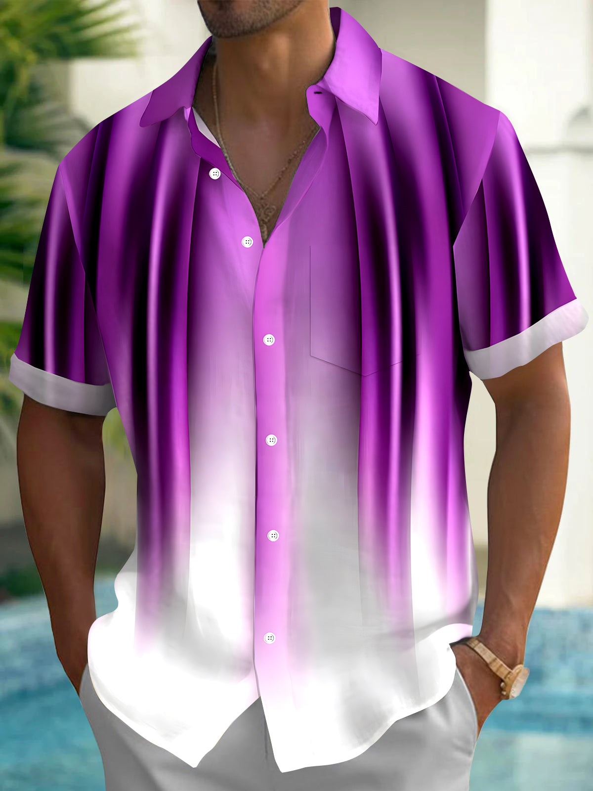 Men's Pocket Short Sleeve Shirts