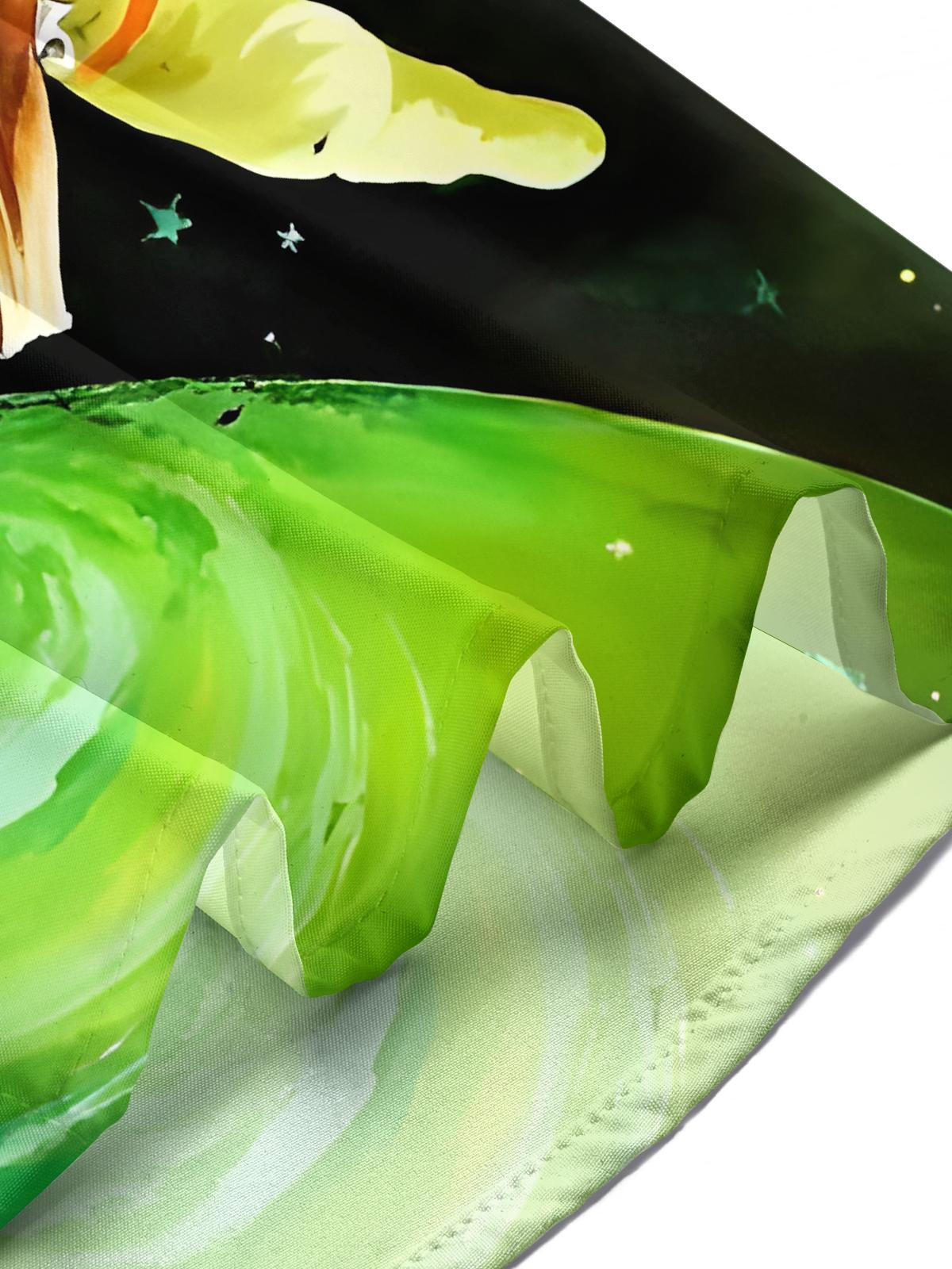 Fun Christmas Astronaut Xmas Men's Pocket Short Sleeve Shirts