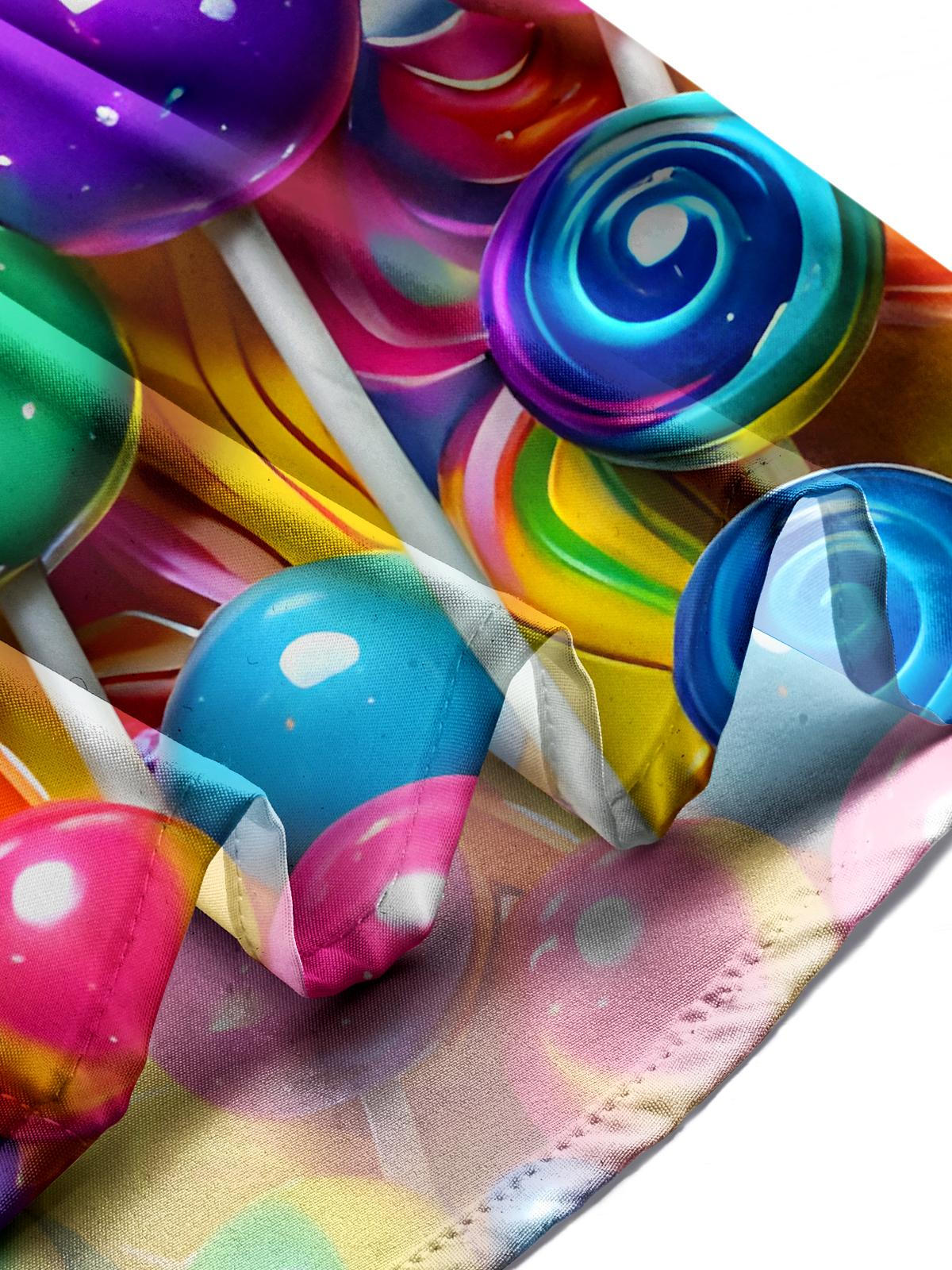 Lollipop Men's Pocket Short Sleeve Shirts