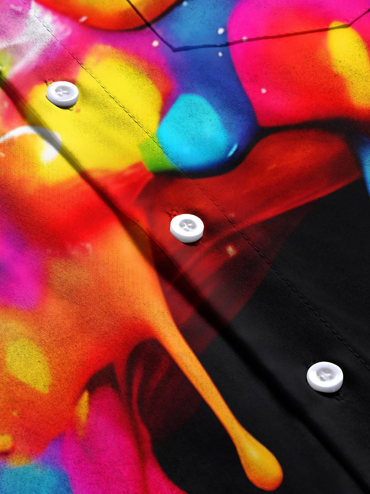 Donut Men's Pocket Short Sleeve Shirts