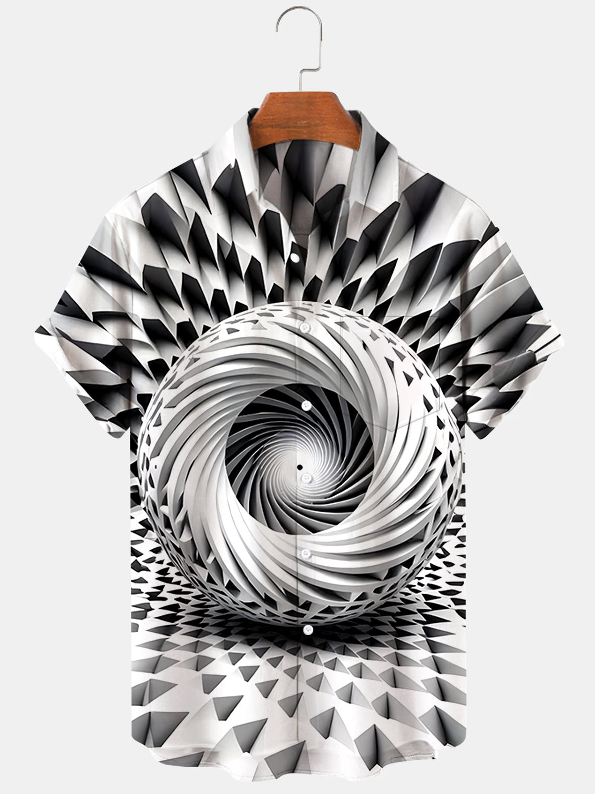 Geometry Men's Pocket Short Sleeve Shirts