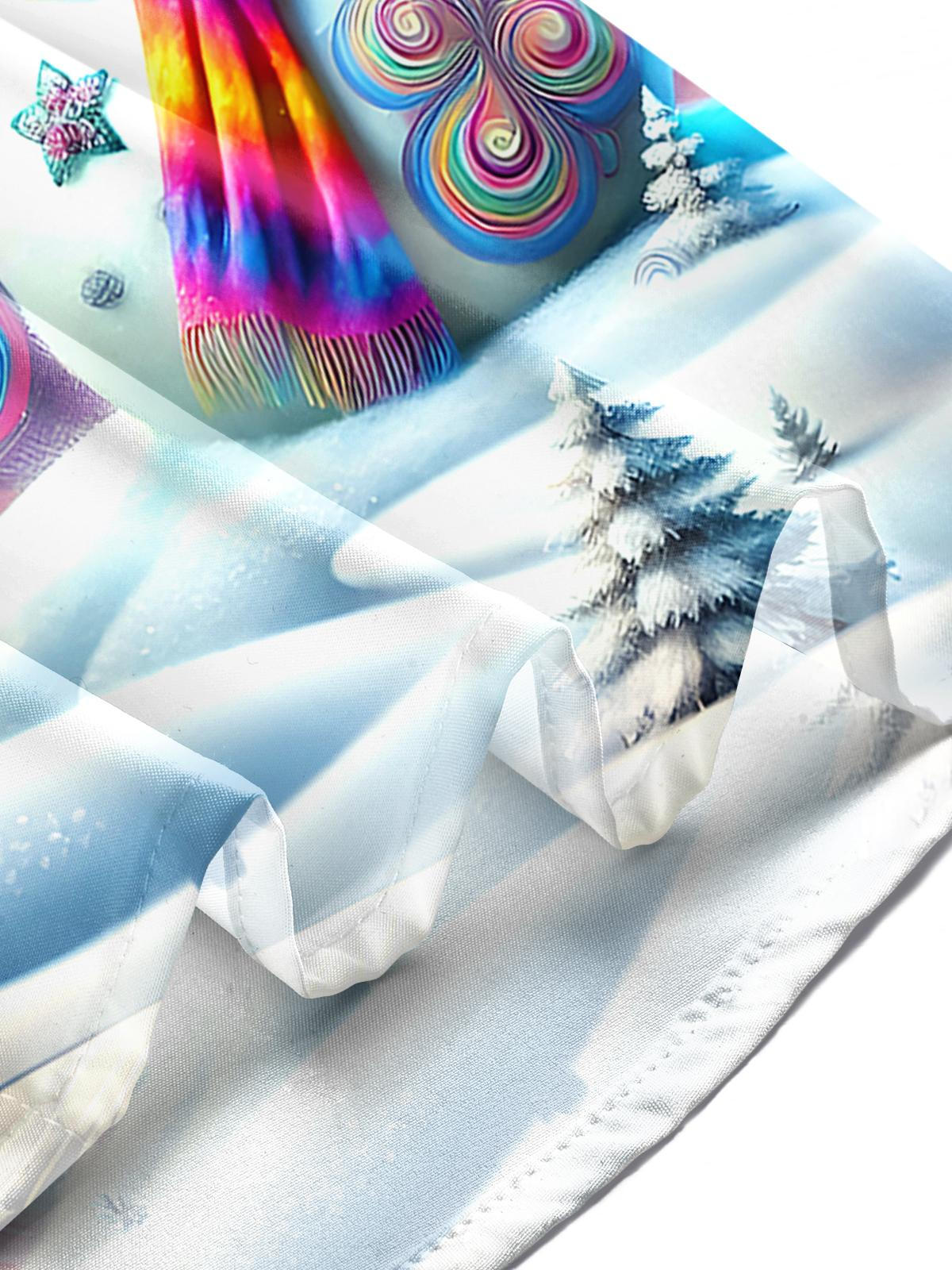 Snowman Men's Pocket Long Sleeve Shirts