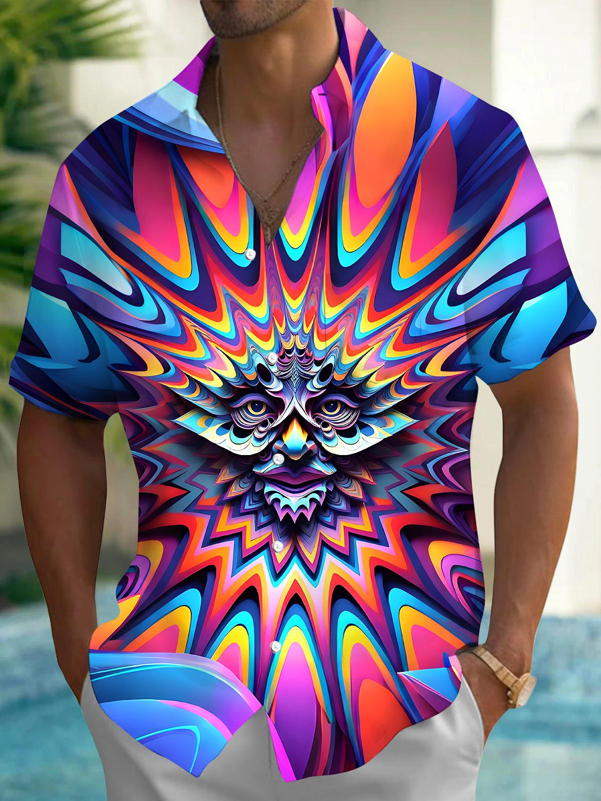 Funny Men's Pocket Short Sleeve Shirts