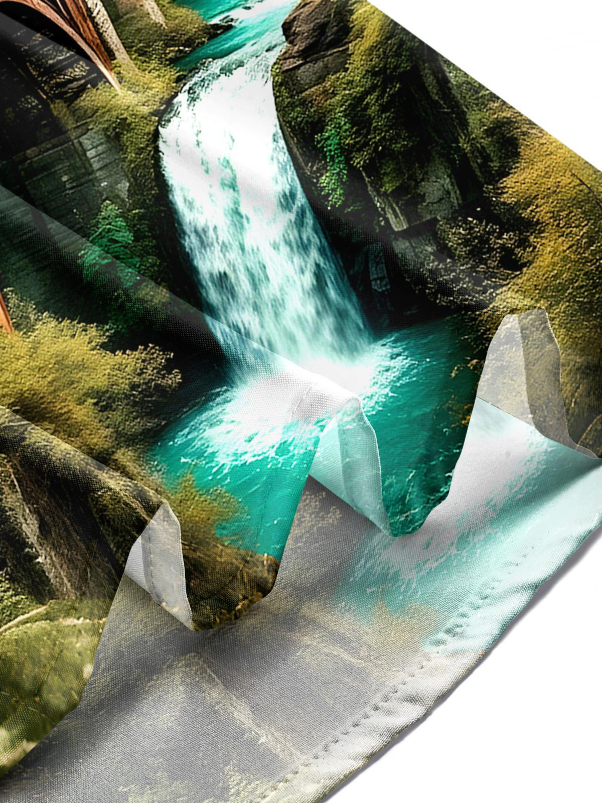 Train Forest Men's Pocket Long Sleeve Shirts