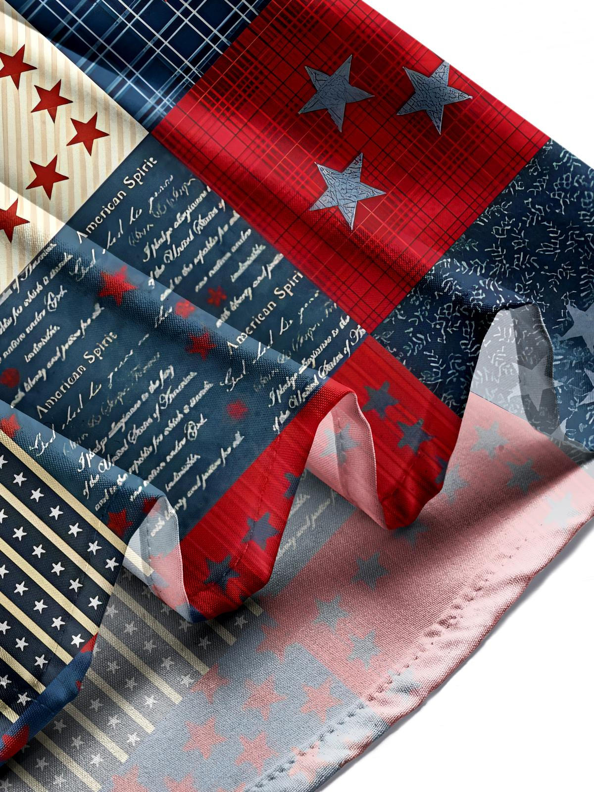 Independence Day Men's Pocket Short Sleeve Shirts