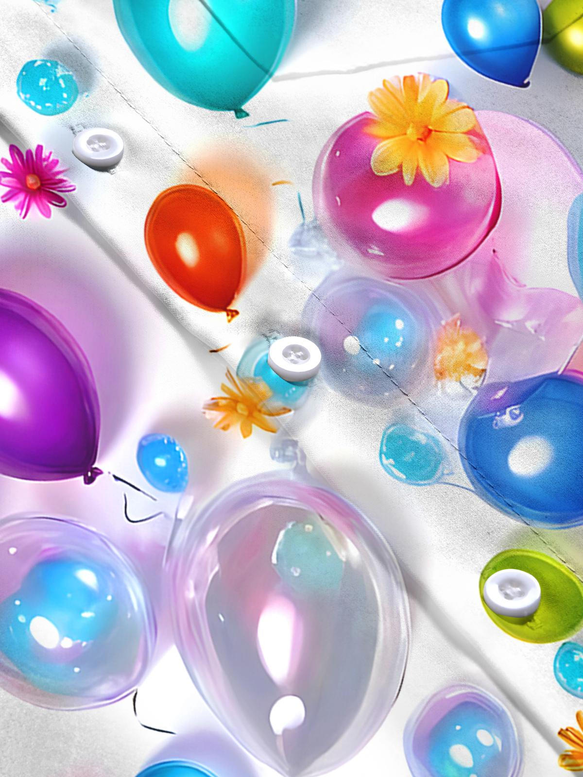 Balloon Men's Pocket Long Sleeve Shirts