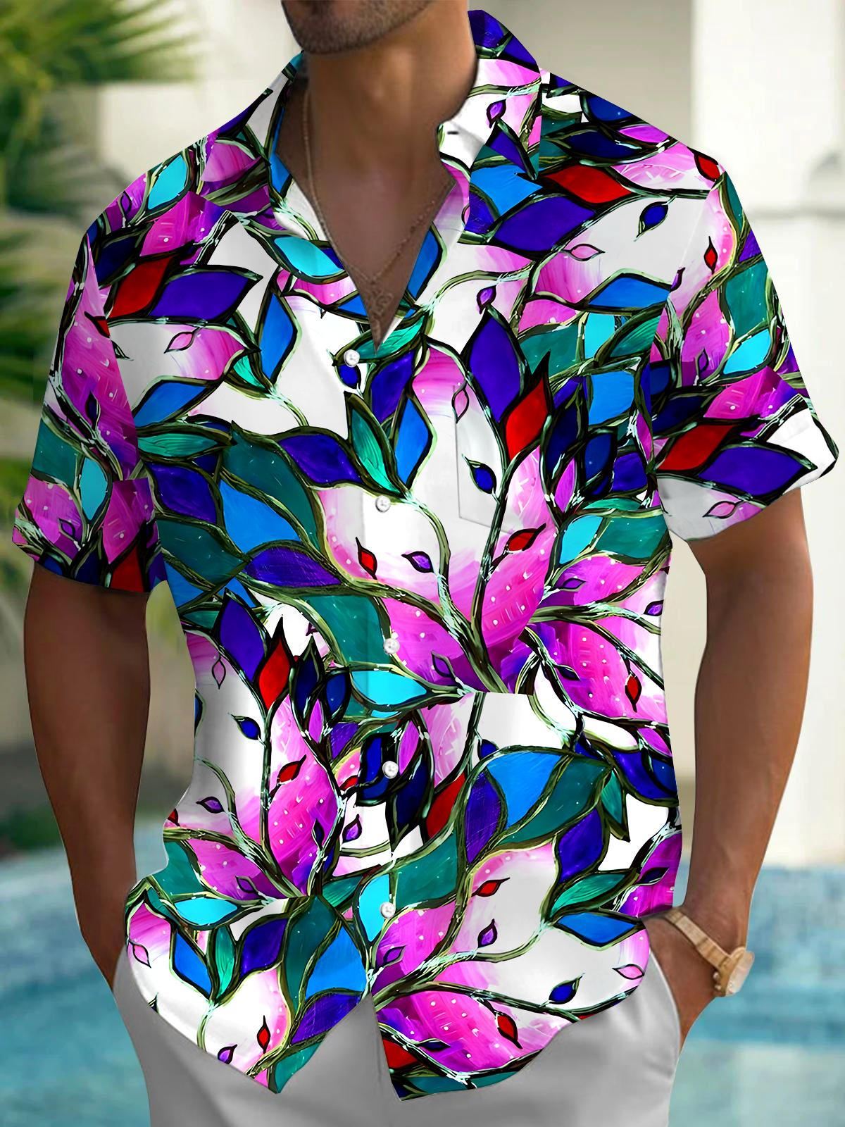 Leaf Men's Pocket Short Sleeve Shirts