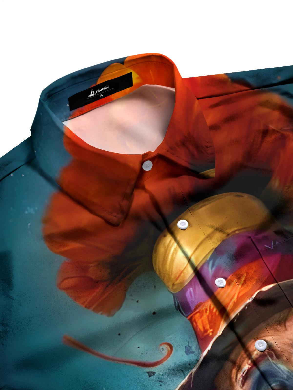 Funny Joker Men's Pocket Short Sleeve Shirts