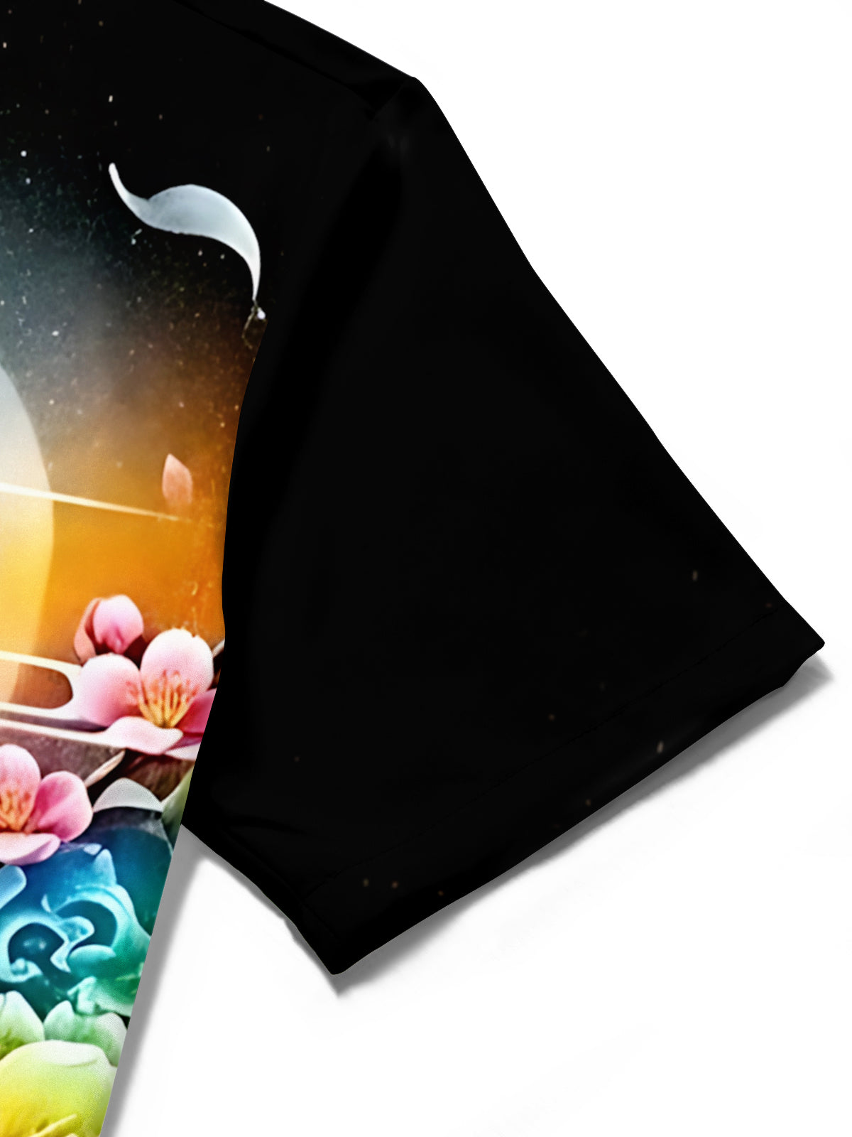 Crane Sakura Print Men's Pocket Short Sleeve Shirts