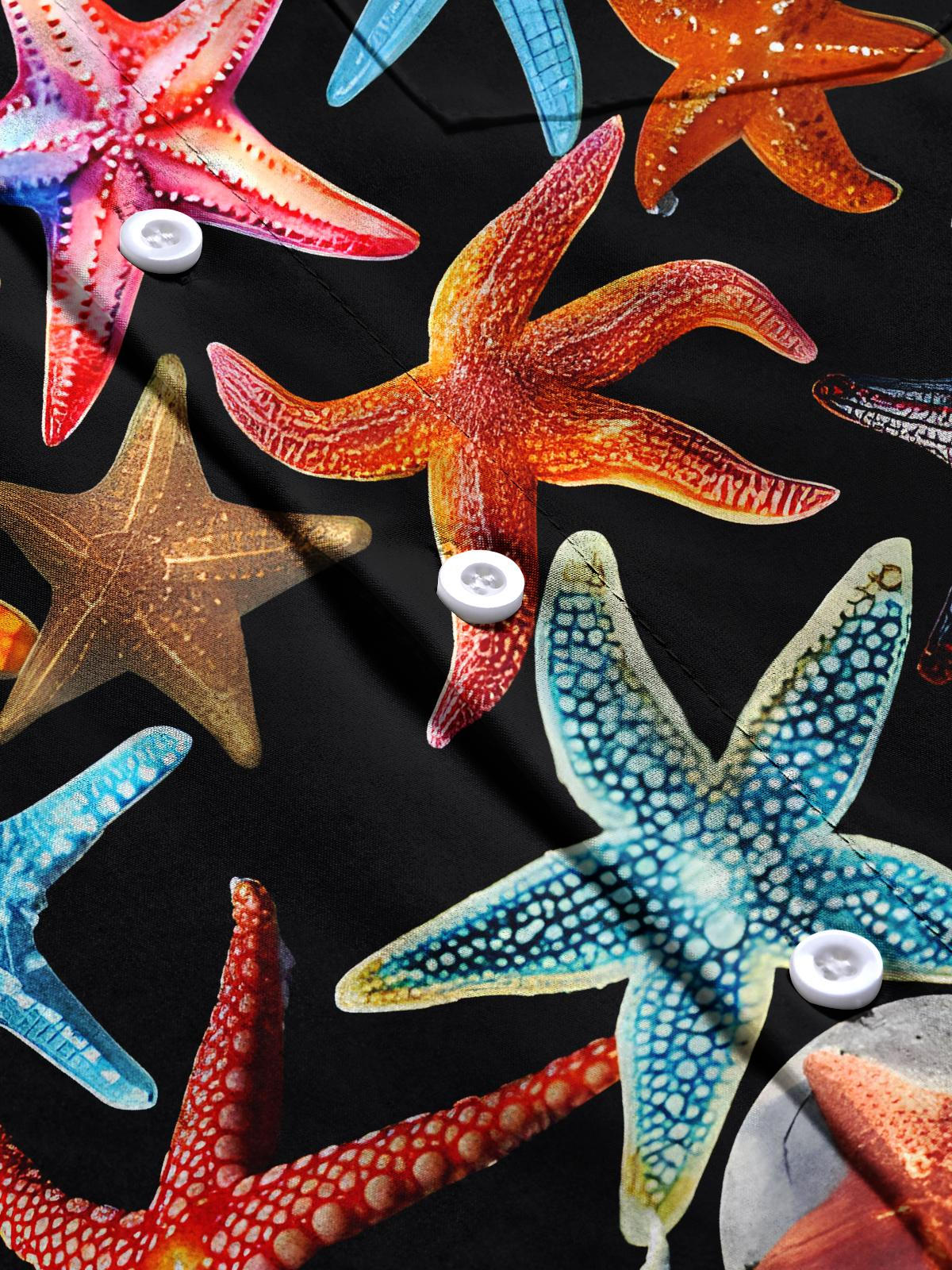 Starfish Men's Pocket Short Sleeve Shirts