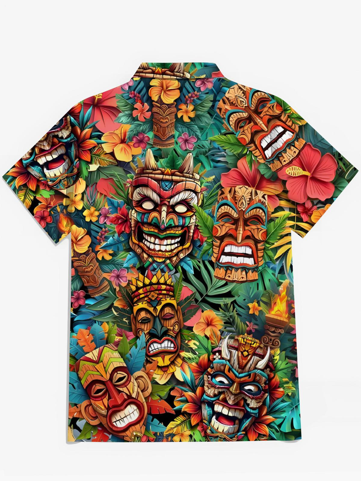 Hawaiian Men's Pocket Short Sleeve Shirts