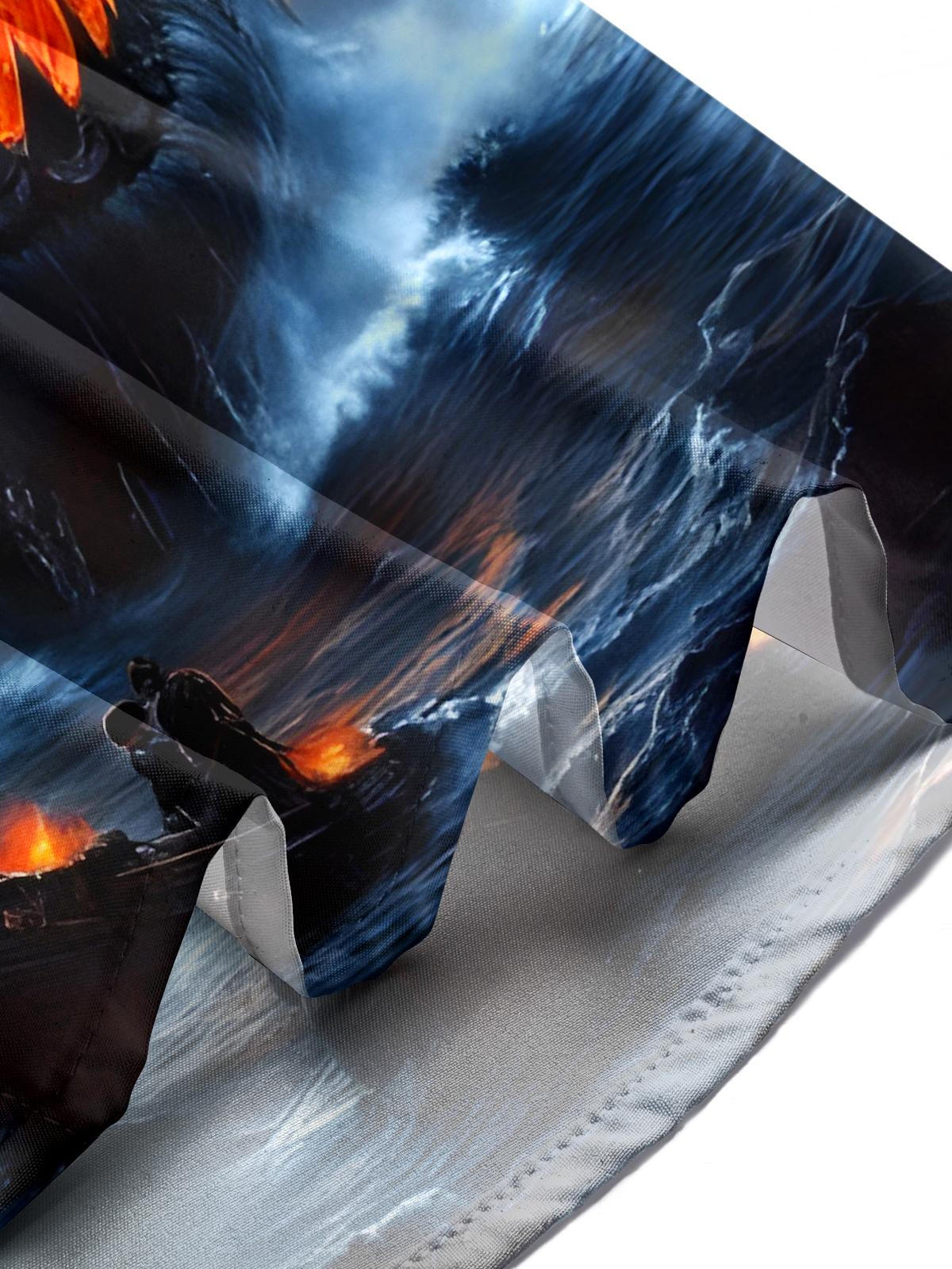 Shark Boat Men's Pocket Short Sleeve Shirts