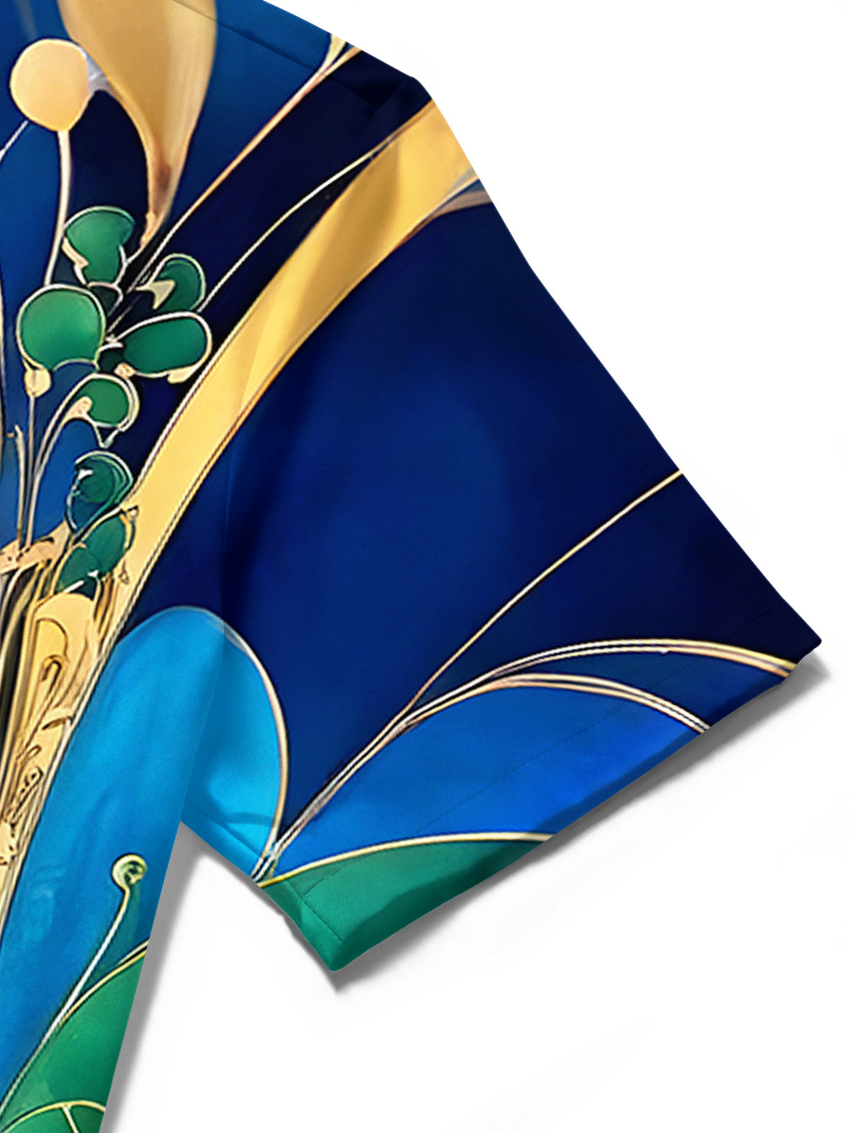 Abstract Men's Pocket Short Sleeve Shirts