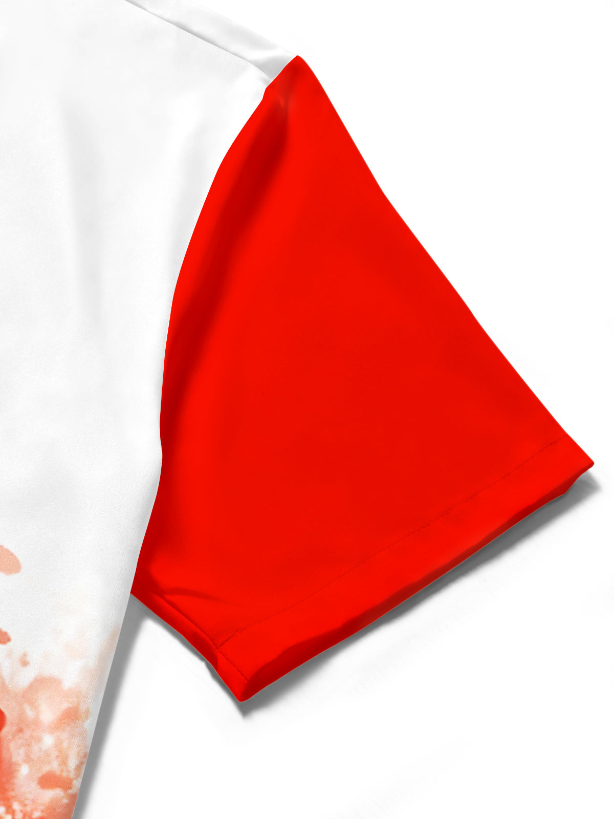 Santa Claus Drum Kit Print Men's Pocket Short Sleeve Shirts