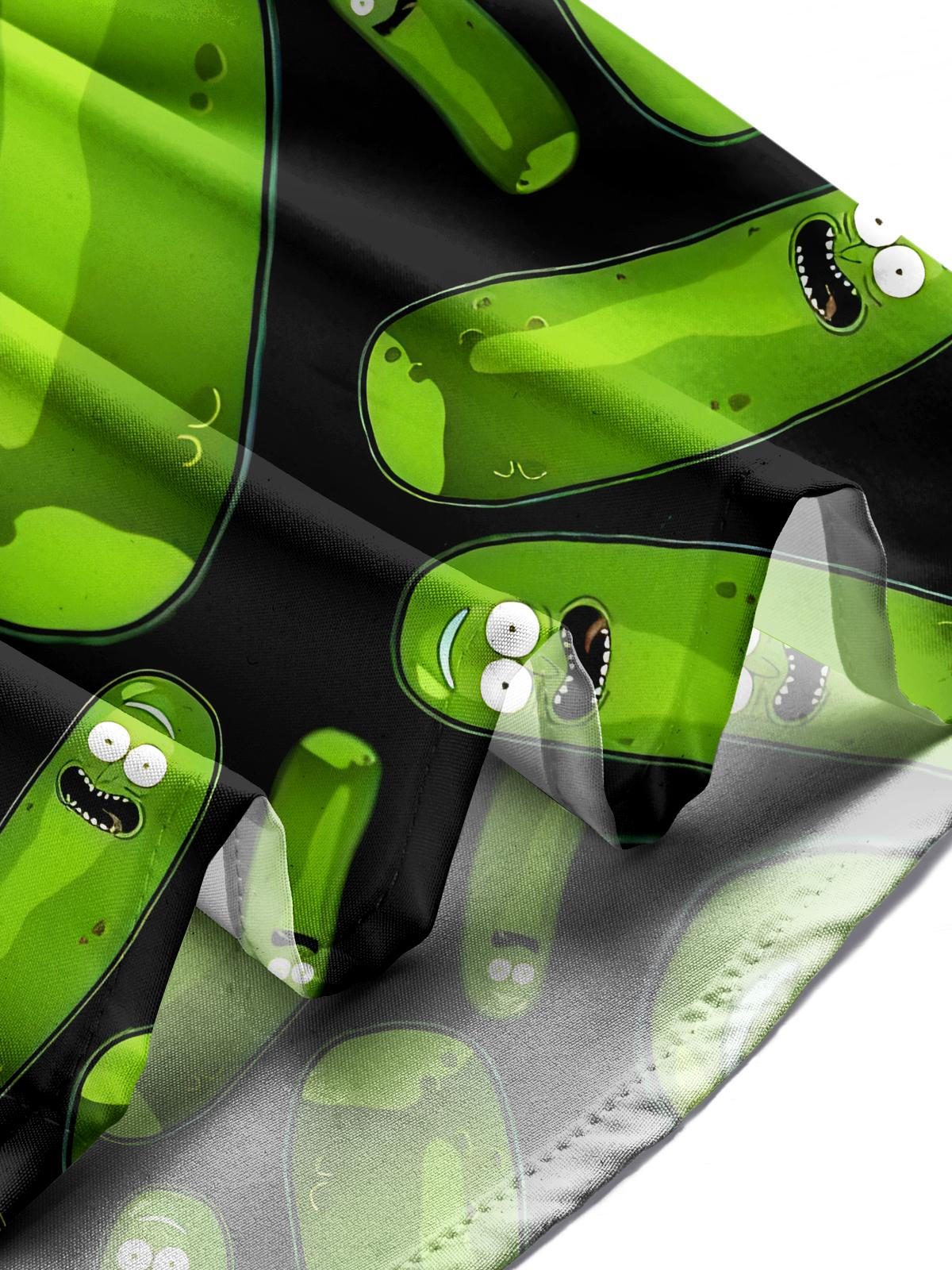 Cucumber Men's Pocket Short Sleeve Shirts