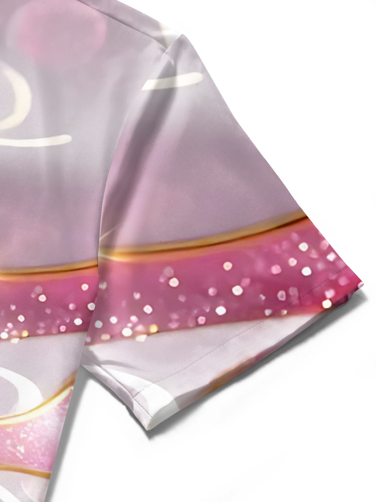 Abstract Print Men's Pocket Short Sleeve Shirts