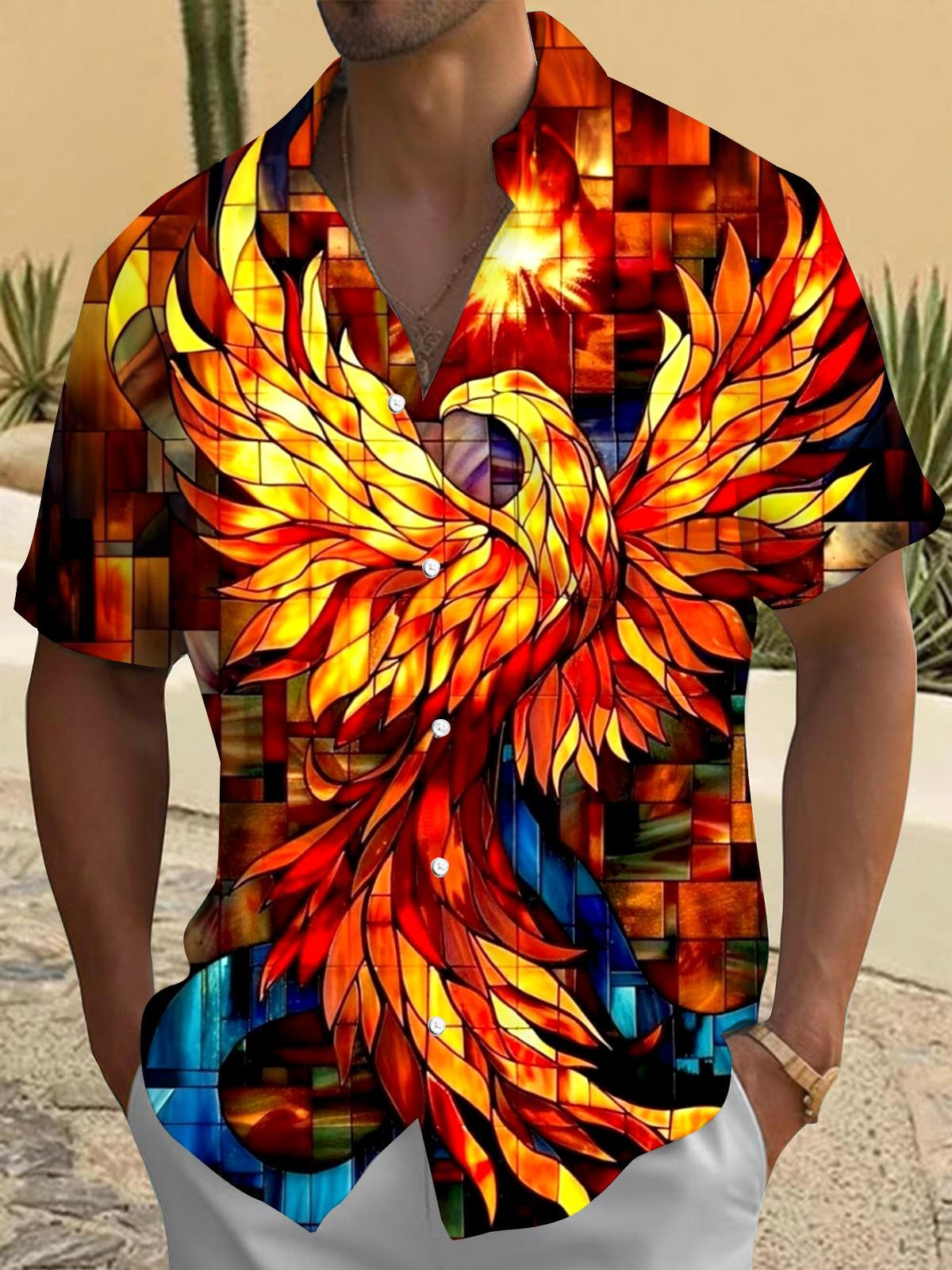 Phoenix Men's Pocket Short Sleeve Shirts
