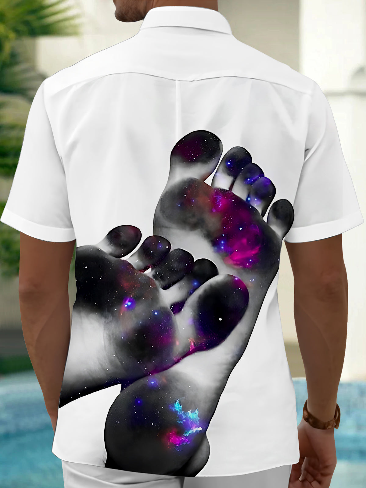 Footprint Men's Pocket Short Sleeve Shirts