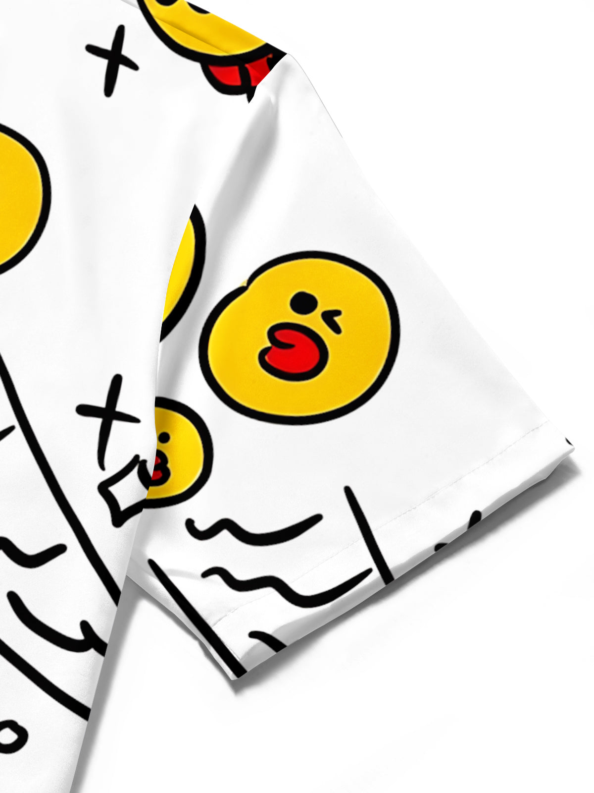 Graffiti Art Print Men's Pocket Short Sleeve Shirts