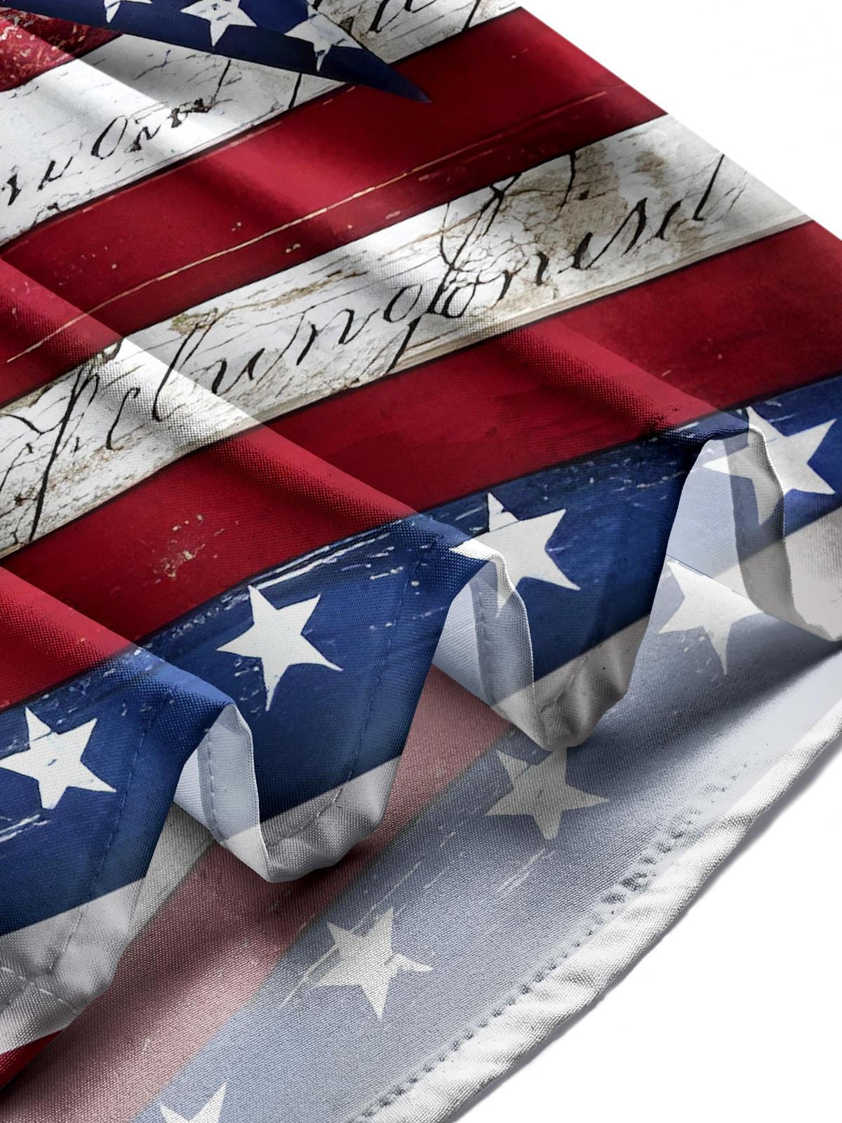 Independence Day Men's Pocket Short Sleeve Shirts