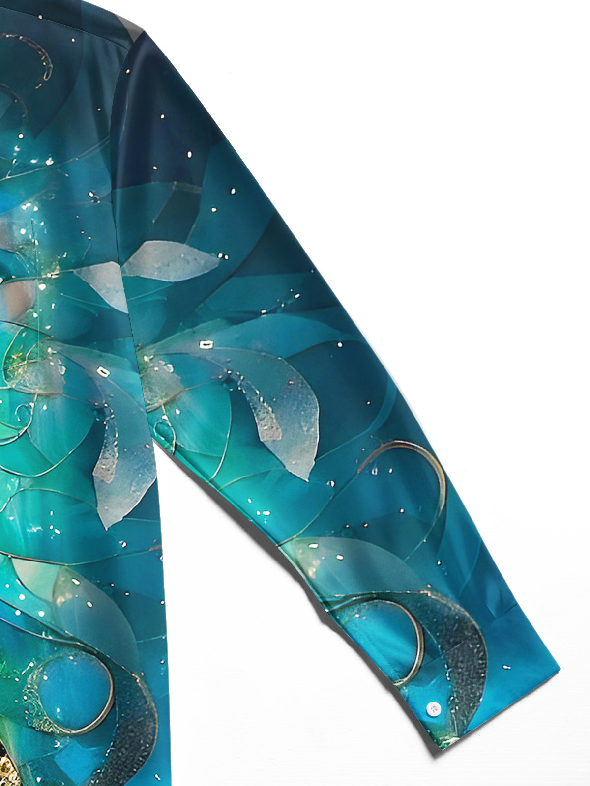 Christmas Tree Men's Pocket Long Sleeve Shirts