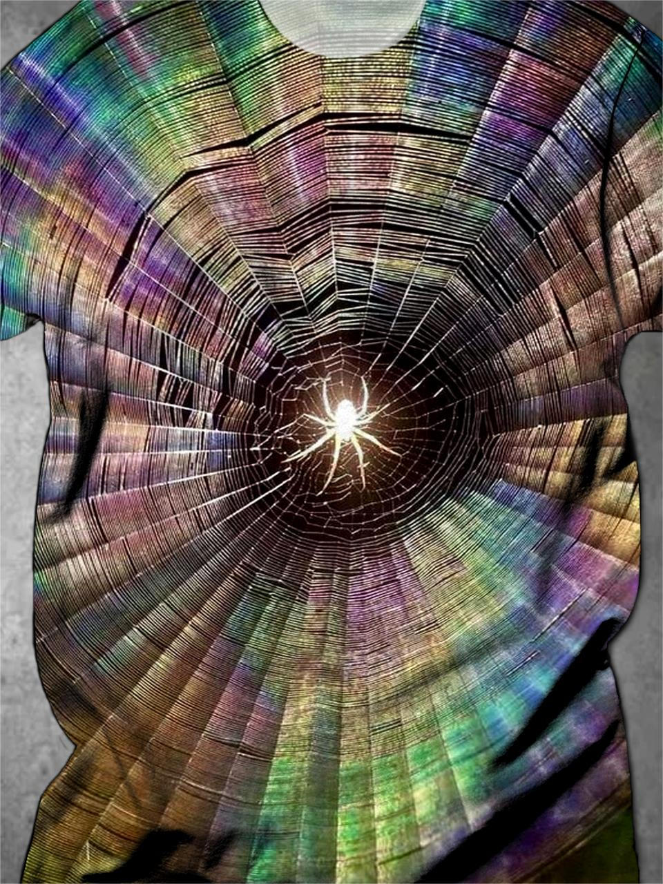 Spider Round Neck Short Sleeve Men's T-shirt