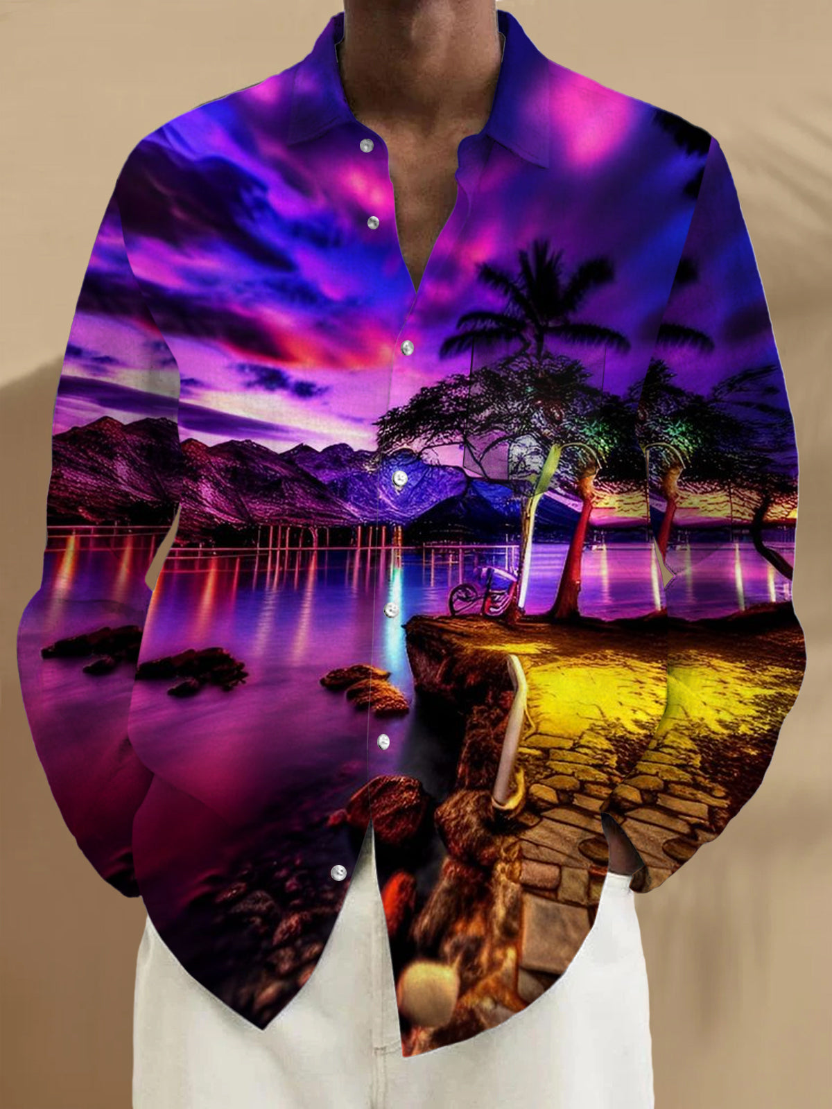 Long Sleeve Men's Shirts With Pocket