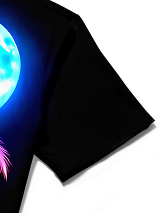 men's Hawaiian shirt close-up short sleeve
