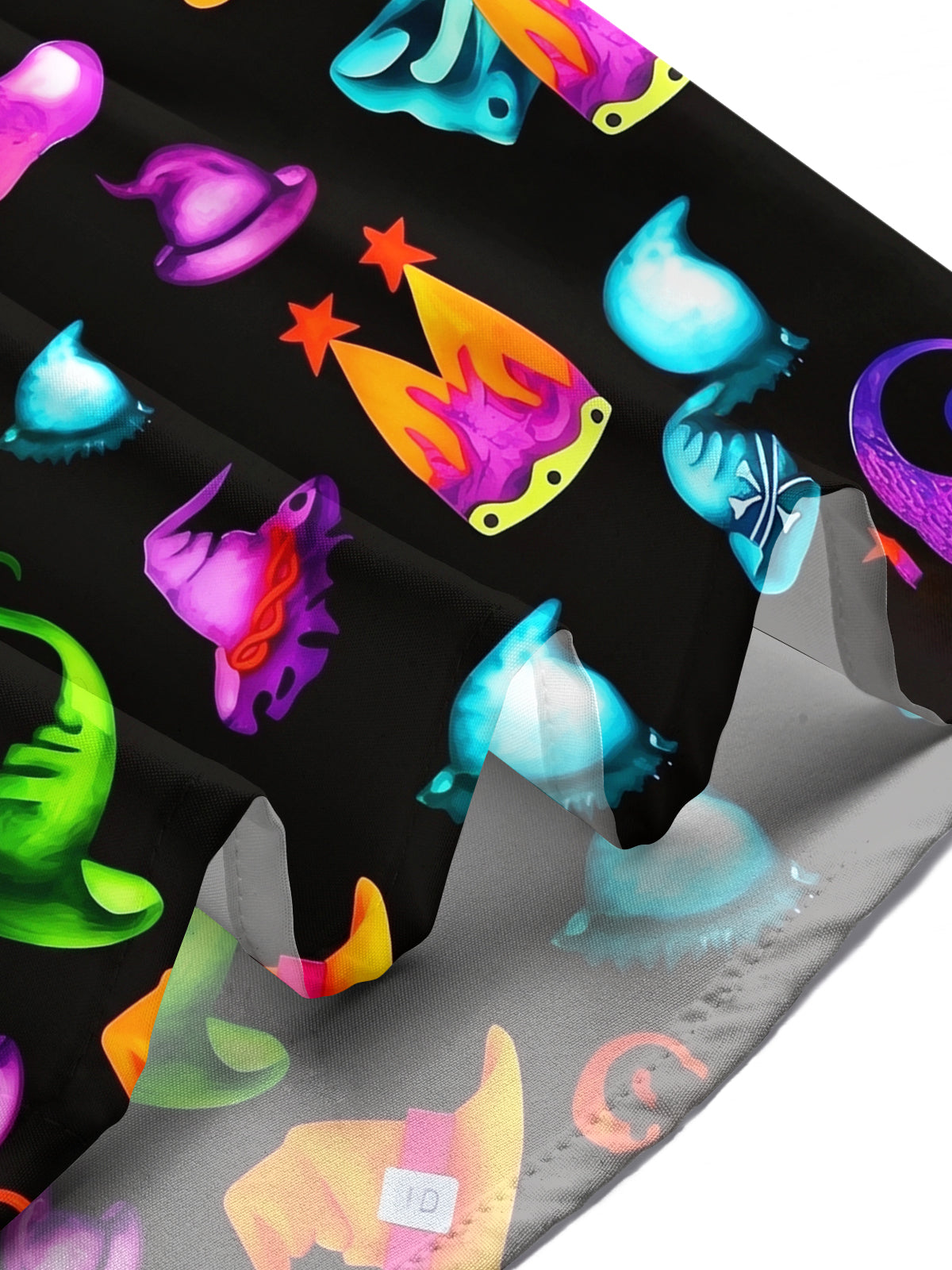Adaychic Halloween Magic Hats Men's Short Sleeve Shirt with Chest Pocket