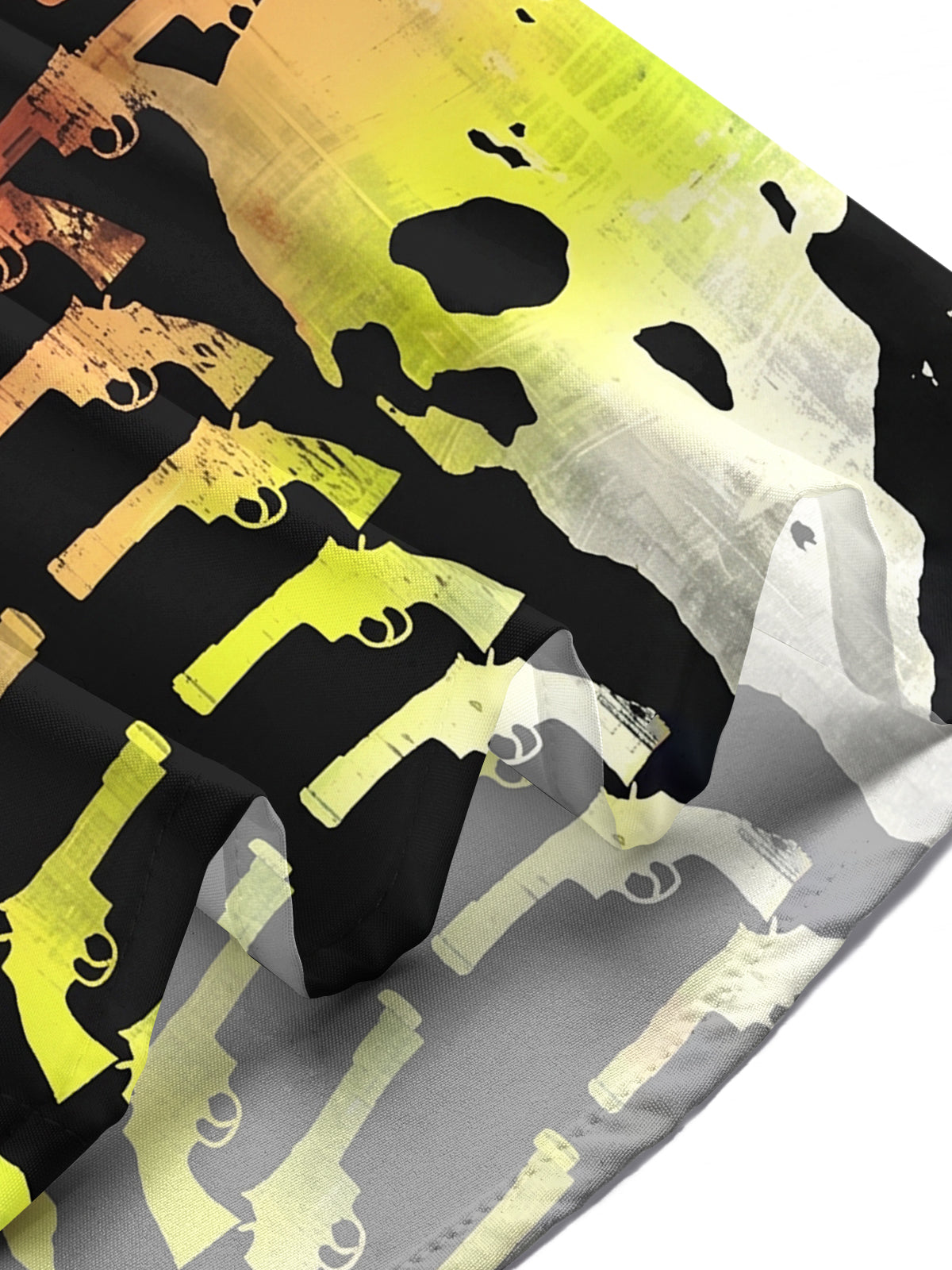 Adaychic Men's Graphic Skull Print Skeleton Design Print Short Sleeve Shirt with Chest Pocket