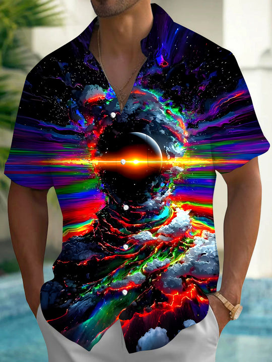 men's shirt front view