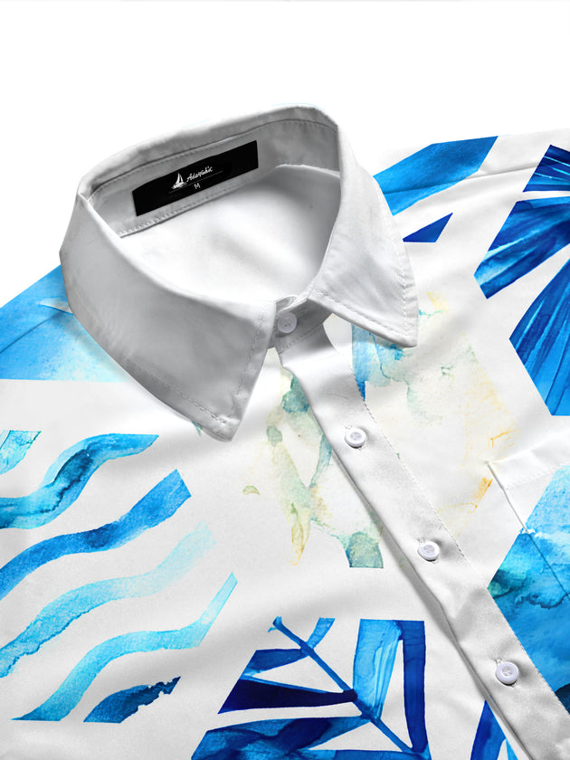 men's tropical shirt side view