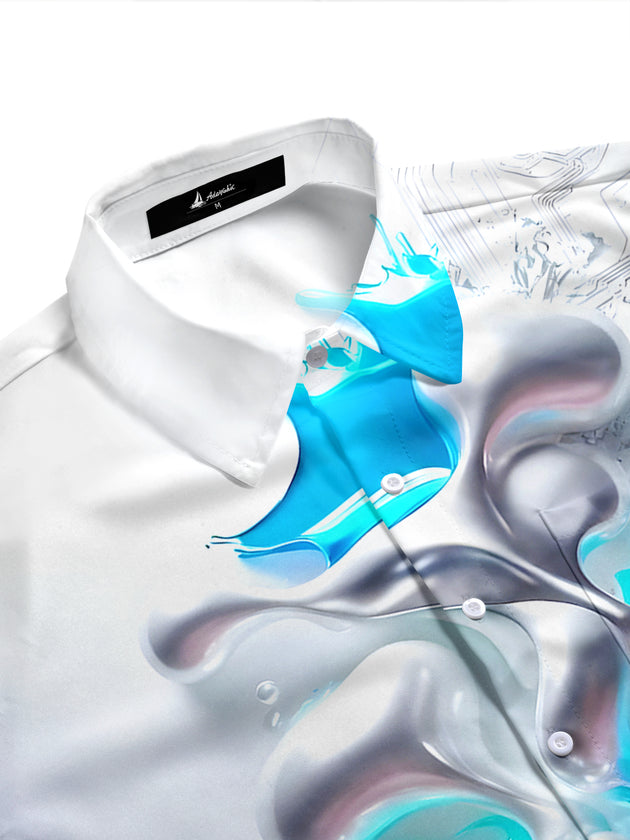 men's tropical shirt side view