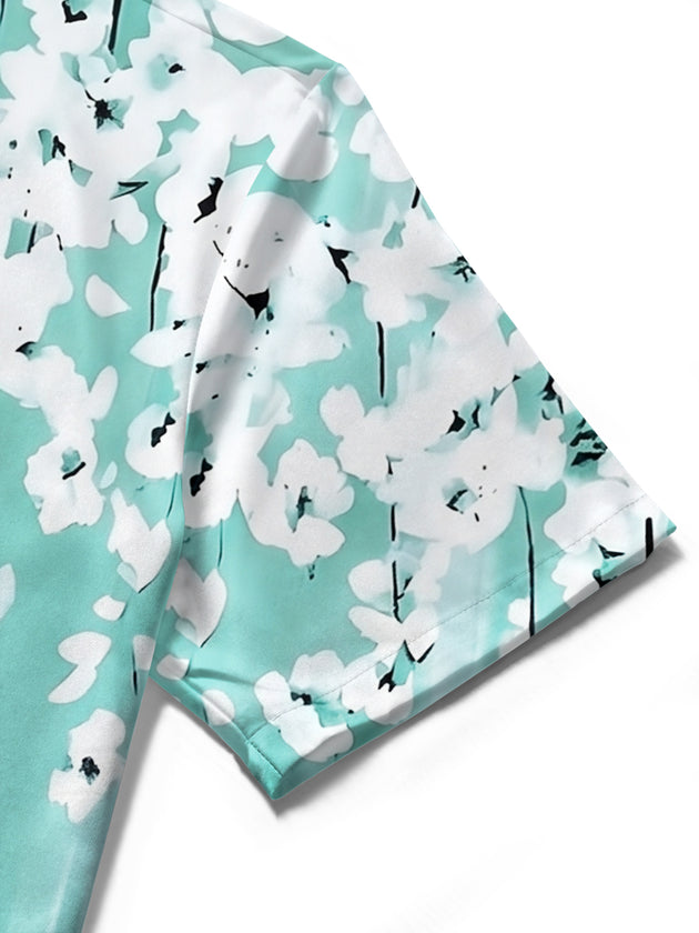 Floral Women's Short Sleeve Shirts