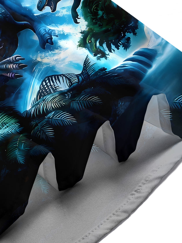 Dinosaurs Men's Pocket Short Sleeve Shirts