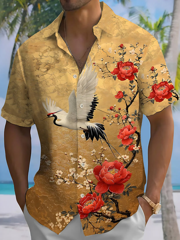 men's vintage style shirt front view