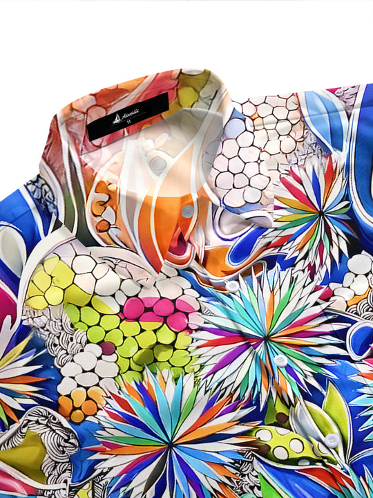 men's tropical shirt side view