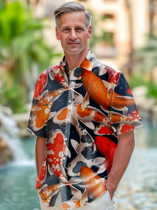 men's shirt front view