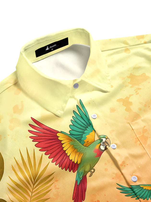 men's tropical shirt side view