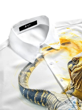 men's short sleeve shirt side view