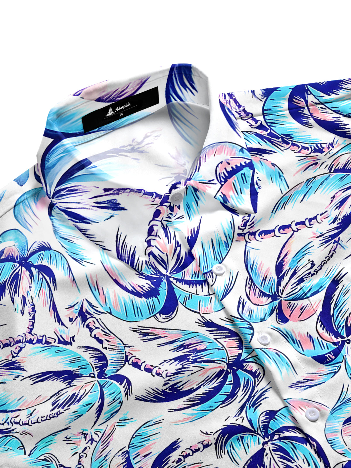 men's tropical shirt side view