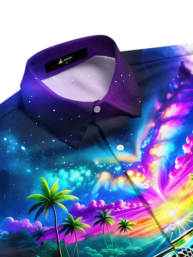 men's tropical shirt side view