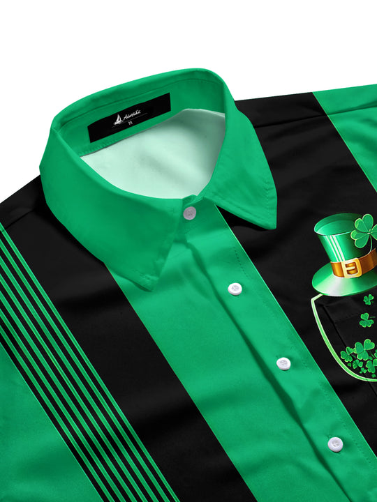men's short sleeve shirt side view