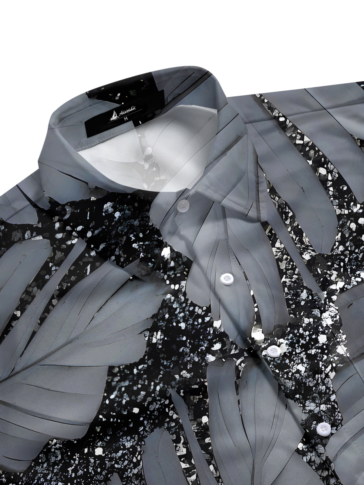 men's tropical shirt side view