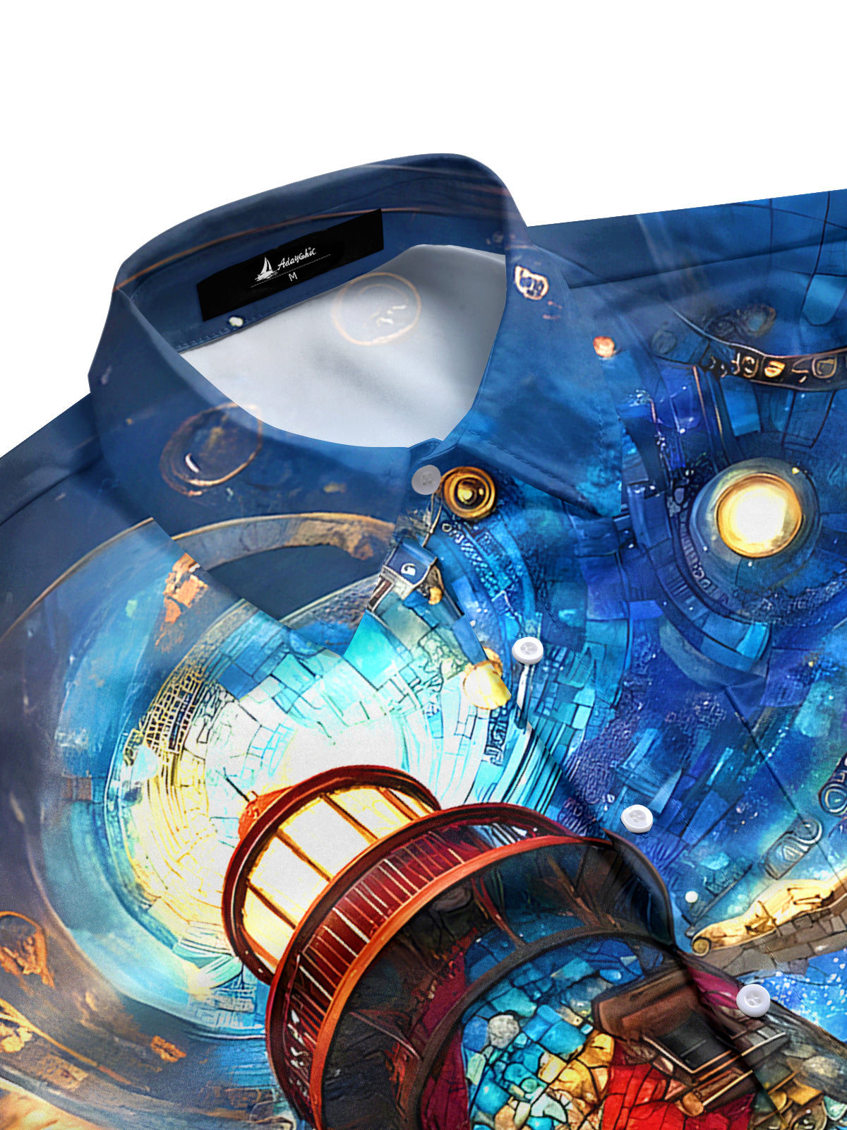 Hawaiian Lighthouse Men's Pocket Short Sleeve Shirts